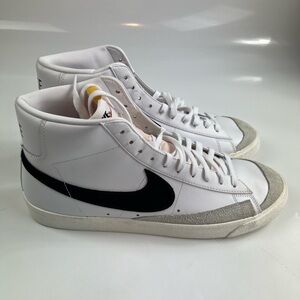 Nike Blazer Mid 77 Vintage Shoes White/Black Size 14 BQ6806-100